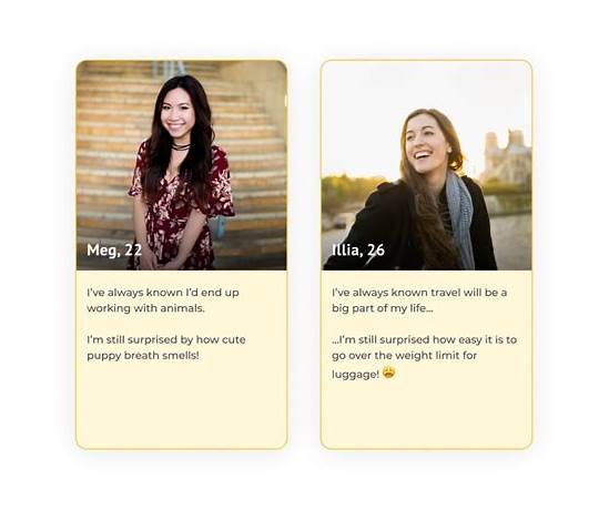 Bumble profile examples female