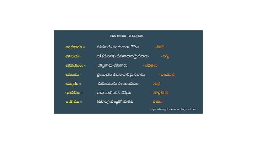 Compatibility test meaning in telugu