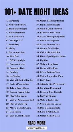 First date night ideas reddit