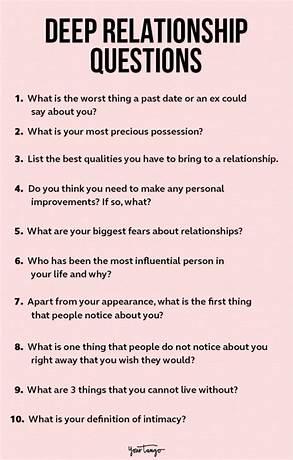100 deep relationship questions to ask your partner