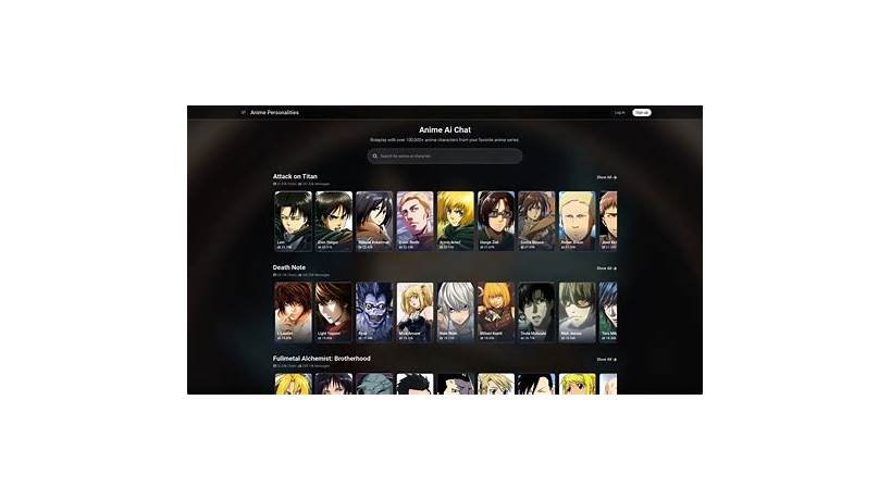 ai apps to talk to anime characters