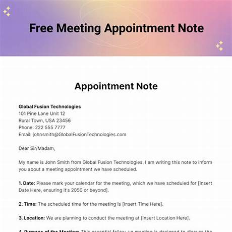 Appointment date meaning