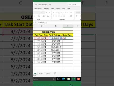 Calculate date diff online