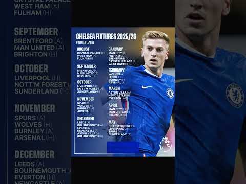 Chelsea premier league match date and time