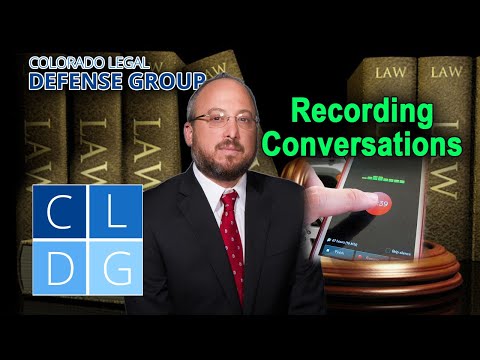 Can you record a conversation in colorado