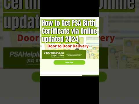 Can i get my birth certificate online philippines