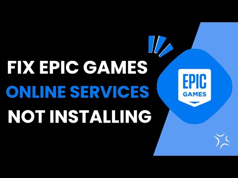 Can't install epic games online services