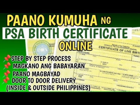 Can i get nso birth certificate online