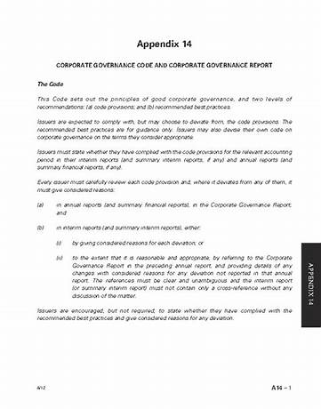 Appendix d2 listing rules