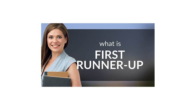 First runner up meaning in gujarati