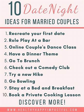 Free date night ideas for married couples near me