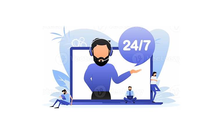 24 hour online chat support