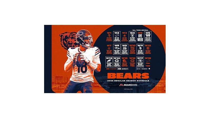 Bears game date and time