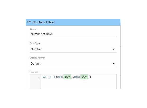 Calculate date diff online