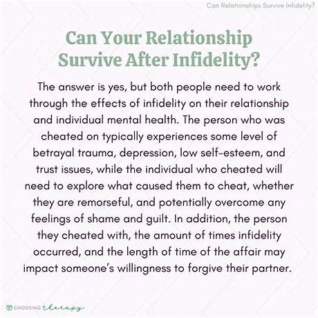 Can a relationship survive after cheating reddit