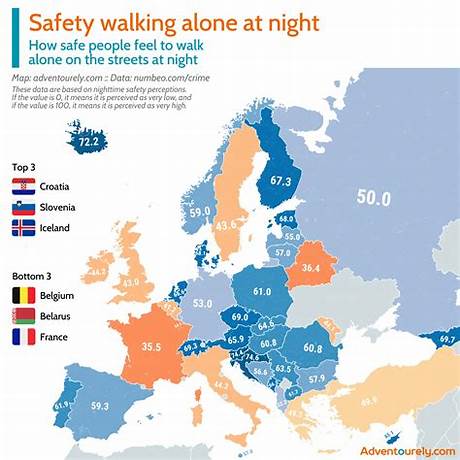 How dangerous is walking alone at night