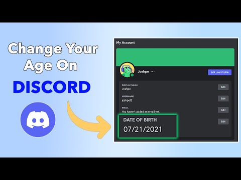 Can you change date on discord