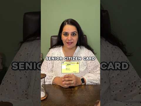 Application for senior citizen card in india
