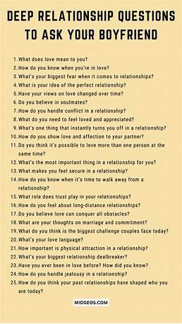 100 deep questions to ask your boyfriend over text