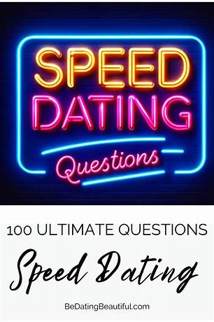 45 speed dating questions