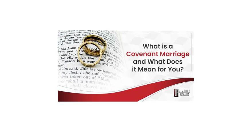 Are marriage vows a covenant