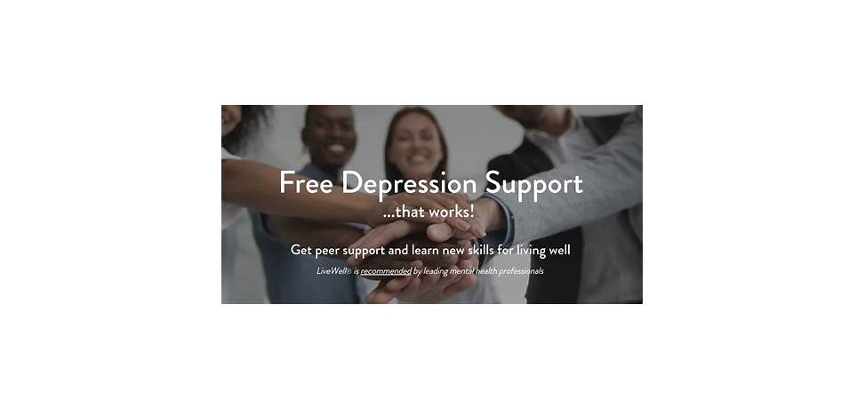 Are there free support groups for depression and anxiety