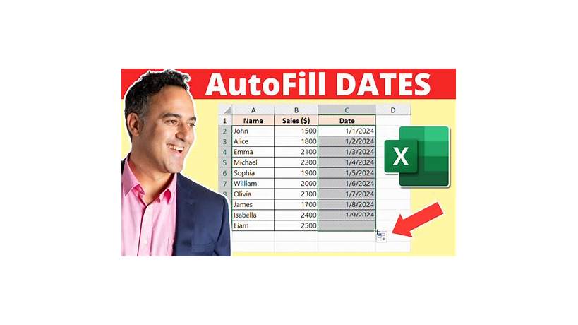 Autofill dates not working in excel