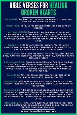Bible verses on healing a relationship