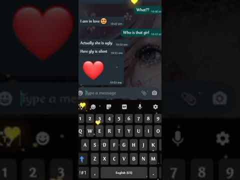 How can i express my love in chat on whatsapp