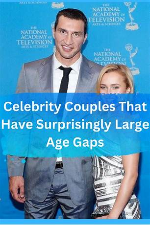 Biggest celebrity couples age gaps