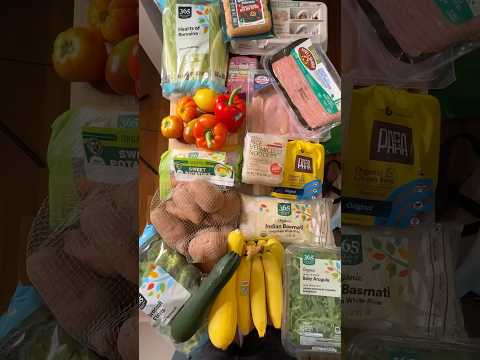 Healthy grocery list for couples