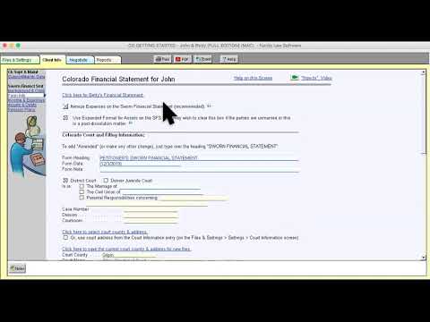 Colorado family law software